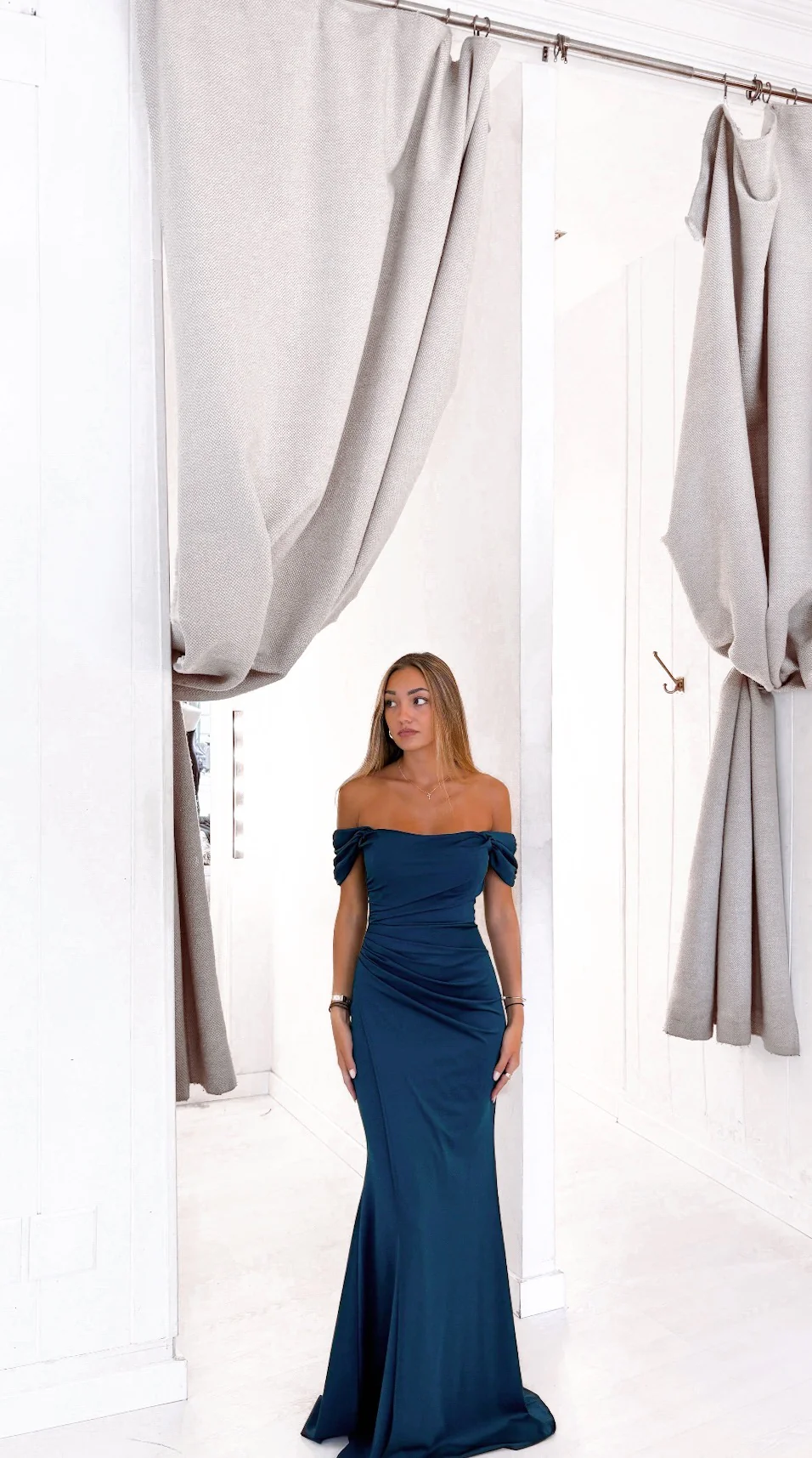 Scarlett dress - petróleo
