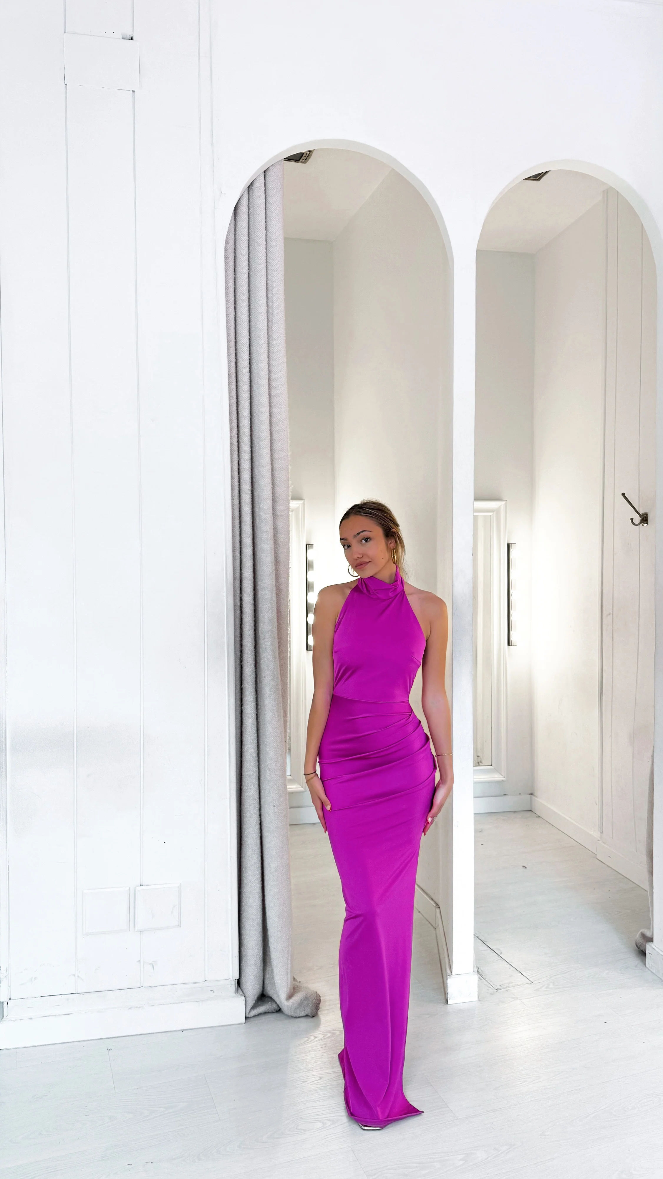 Sidney dress - buganvilla