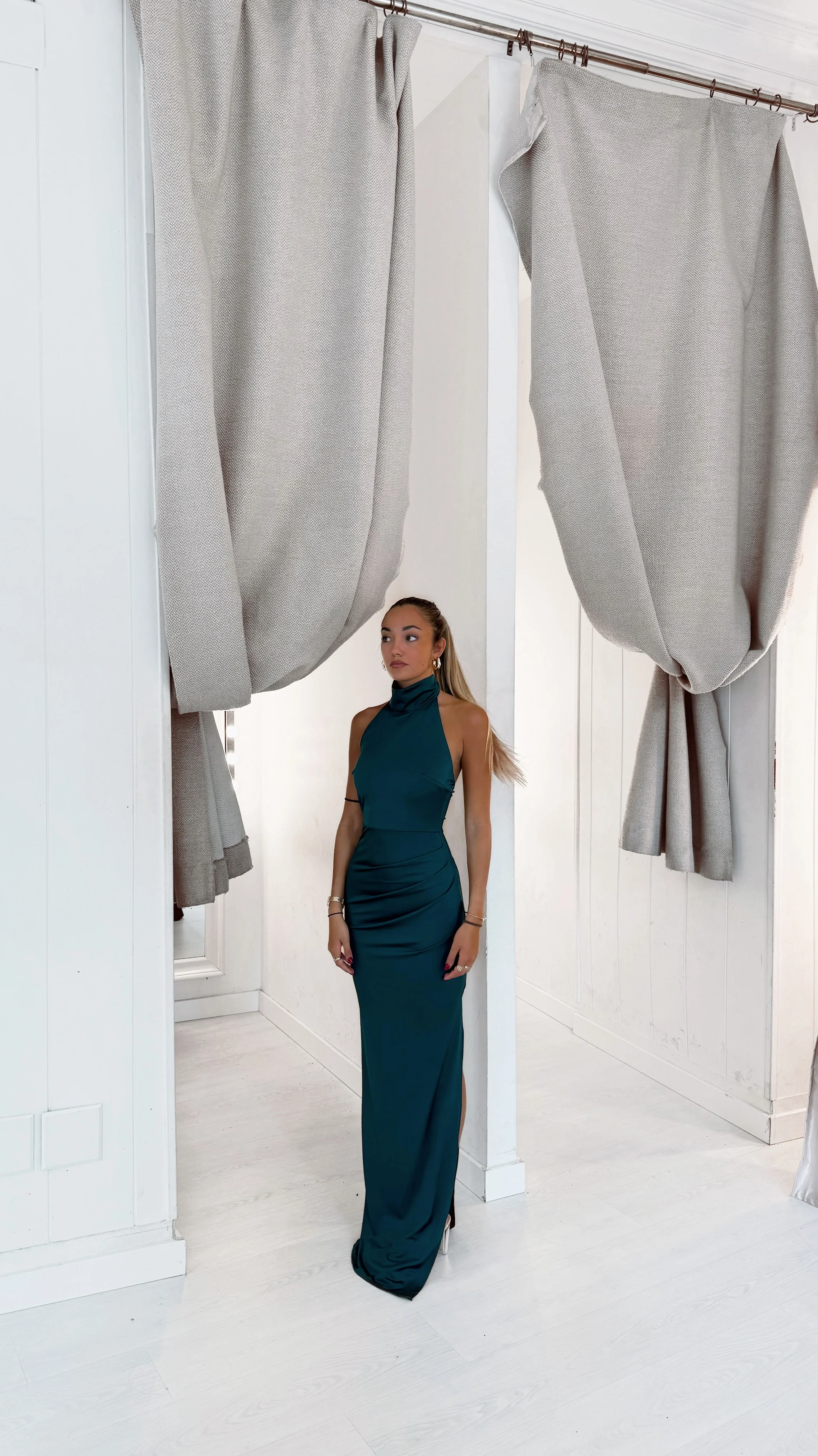 Sidney dress - petróleo