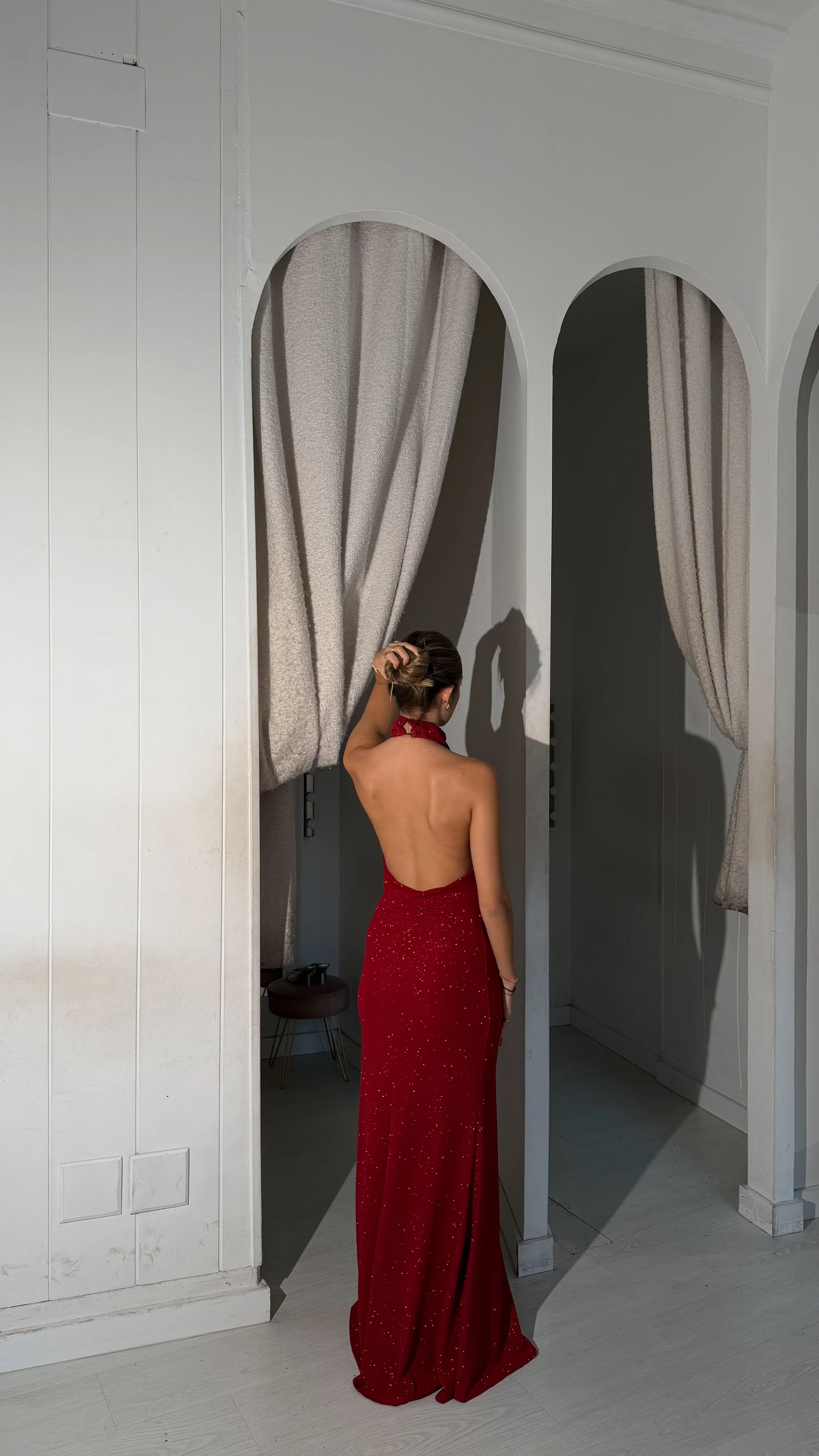 Starlite dress - rojo oscuro - Image 2