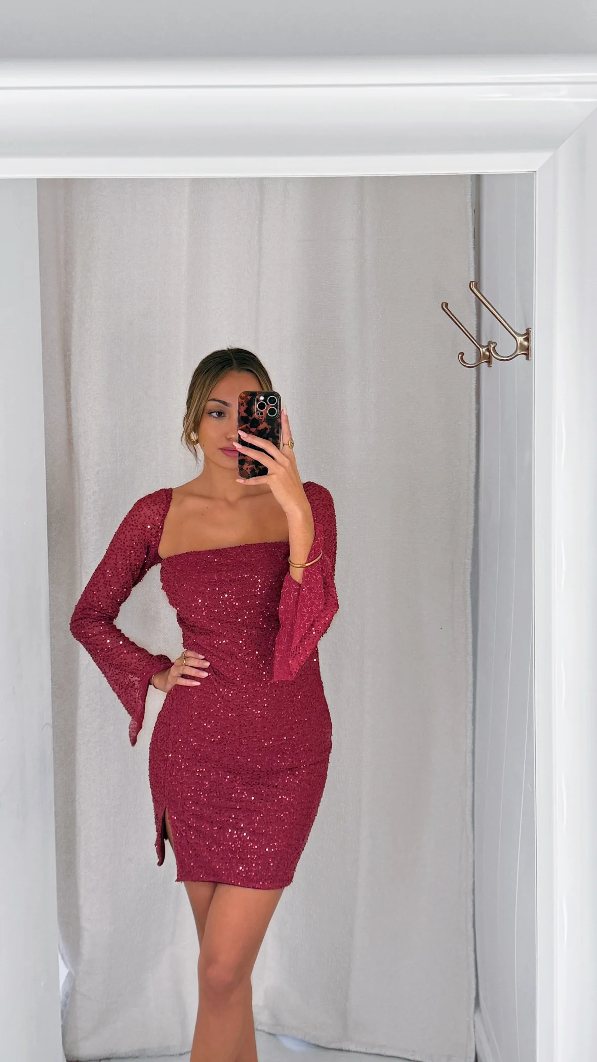 Stellar dress - burdeos - Image 2