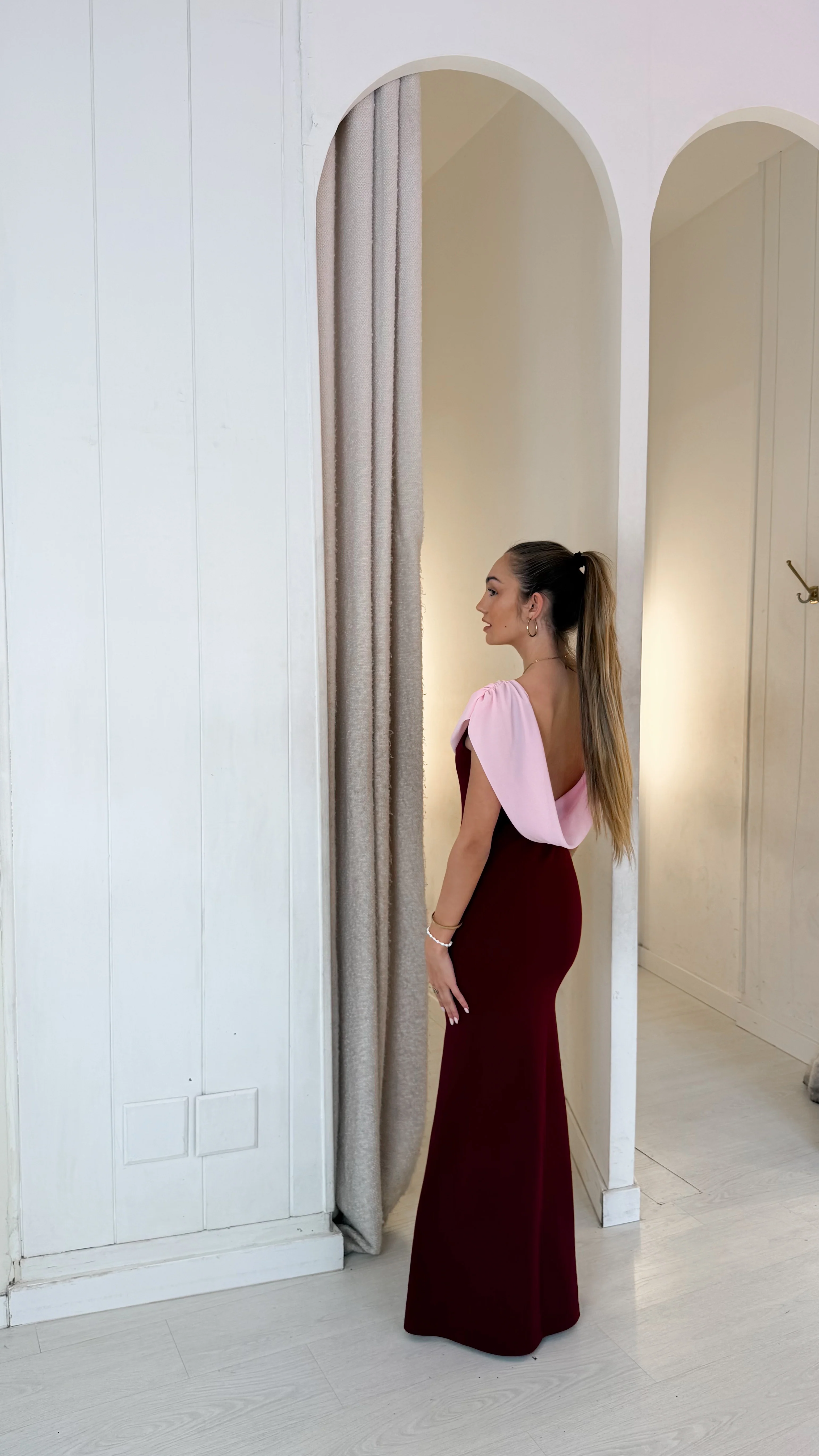 Sublime dress - burdeos y rosa - Image 2