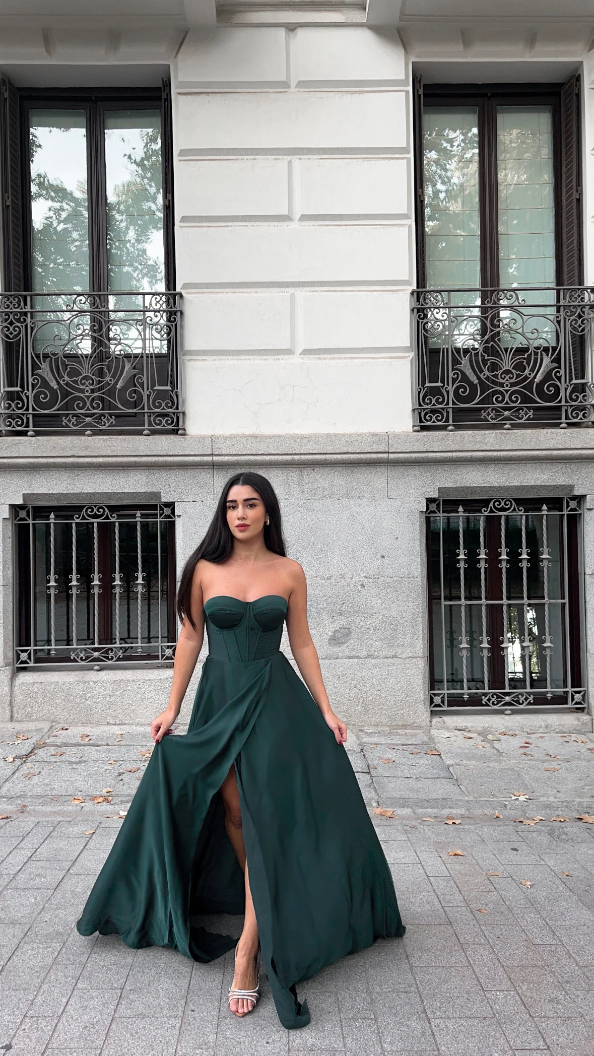 The corset dress - verde botella - Image 3