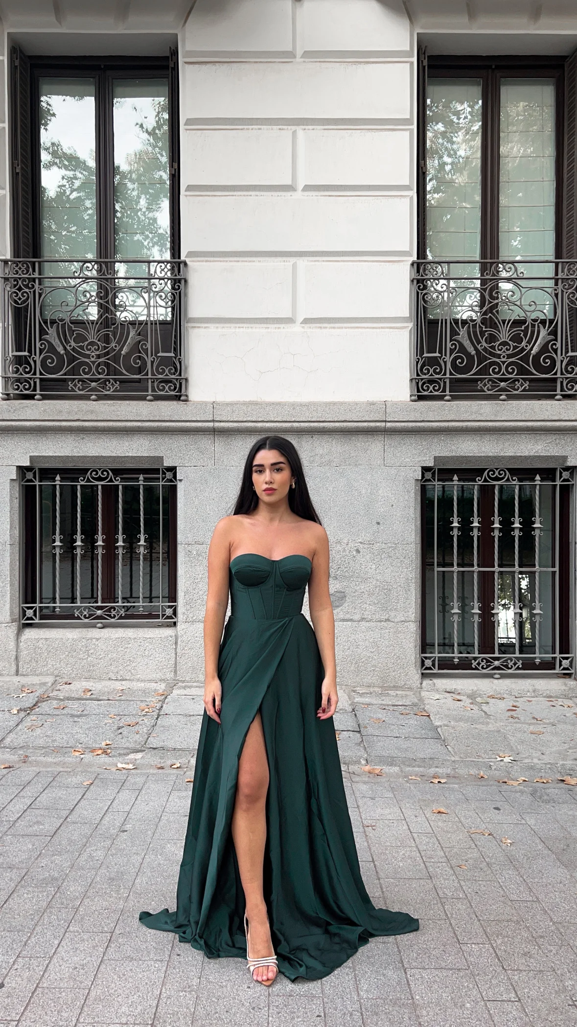 The corset dress - verde botella - Image 4