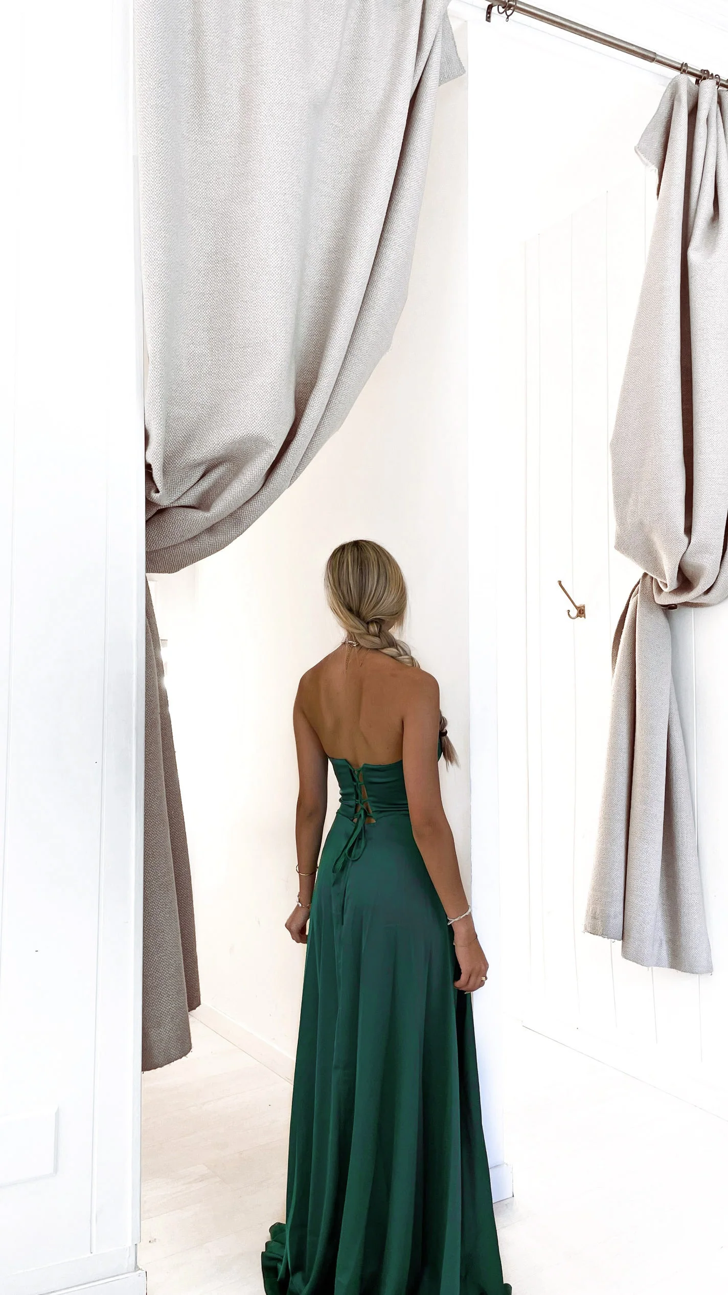 The corset dress - verde botella - Image 6