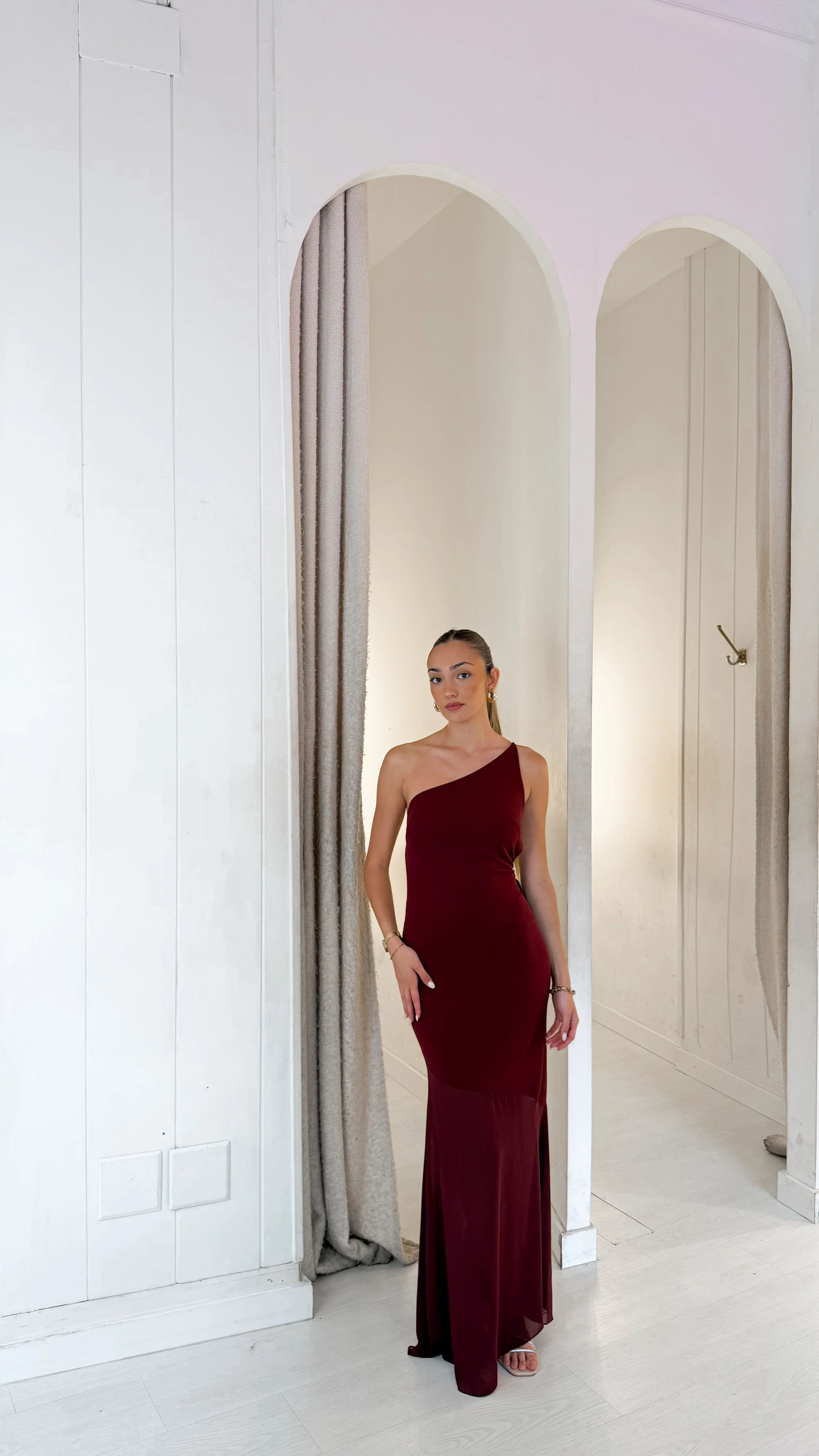 Zig zag dress - burdeos - Image 2